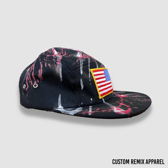 AS Colour Custom American Flag 5 Panel Cap - Picture 2 of 4